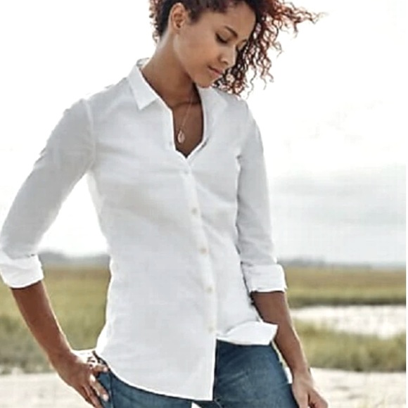 J. Jill Tops - J. Jill Button Down Classic White Blouse Size Small